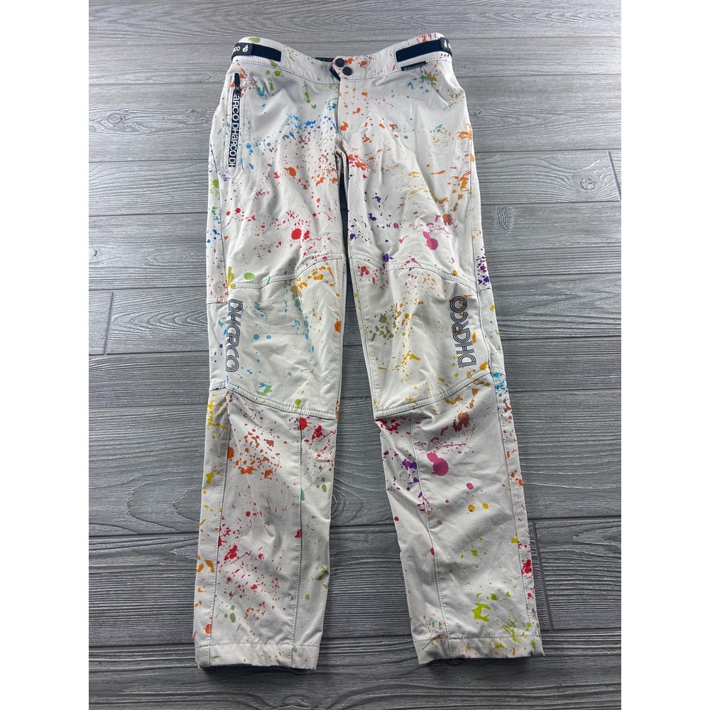 DHaRCO Youth XXL 14 Gravity Pants Splatter Paint Mountain Bike MTB Tapered Fit